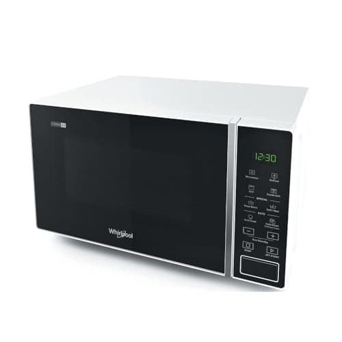 Whirlpool - Horno microondas MWP 203 W, cook 20, cavidad de 20 L, color blanco, MW+grill function, touch foil control, potencia MWO 700 W, potencia grill 1000 W