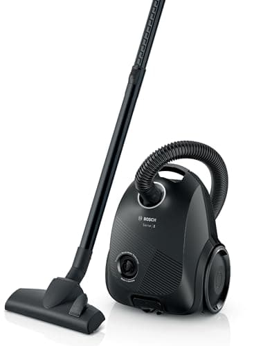 Bosch Serie 2 Aspirador de Trineo con Bolsa, 3.5 litros, 80 Decibeles, Negro