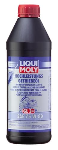 LIQUI MOLY Aceite de alto rendimiento para el cambio (GL3+) SAE 75W-80 | 1 L | Aceite de engranajes | Aceite hidráulico | 4427