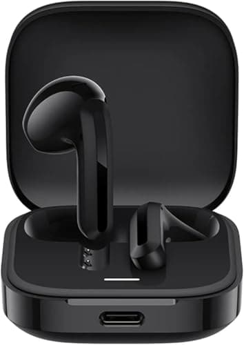 Xiaomi Redmi Buds 6 Active Wireles | Auriculares Bluetooth de 5.4 Pulgadas | Batería de Larga duración de 30 Horas | Cancelación de Ruido para Llamadas | 5 Modos de sintonización | IPX4 | Color Negro
