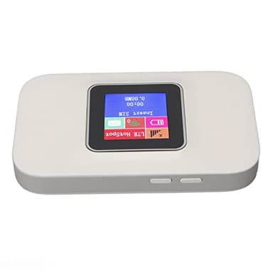 Luqeeg Bolsillo 5G WiFi 300Mbps Router, El Router Móvil con la Ranura de la Tarjeta SIM, Mini Smart Router para El Hogar En Europa, Soporte Protección Cifrado Múltiple, Conectar y Jugar