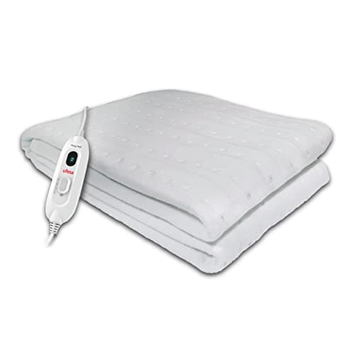 Ufesa Flexy Heat CIE Calientacamas Eléctrico Individual, 150x90cm, 60W, Reversible, 3 Niveles de Temperatura, Apagado Automático, Lavable