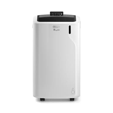 De'Longhi EM Series Pinguino Pac EM93K Silent, Aire Acondicionado Portátil Silencioso, 10.500 BTU/h, 90m3, 2.6 kW, 3 Velocidades, Gas R290, 1105 W, 90 Cubic_Feet, 63 Decibeles, White