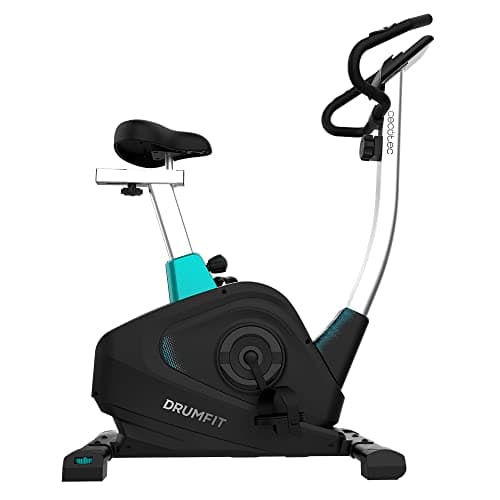 Cecotec Bicicleta Estática DrumFit Cycle 6000 Pegasus X. Resistencia Magnética Regulable manualmente, Manillar y Sillín regulables, Soporte para dispositivos, Ruedas de transporte