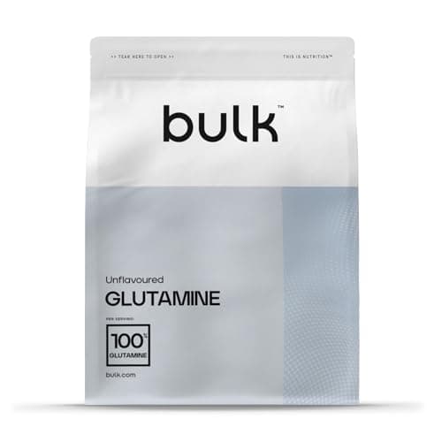 Bulk L-Glutamina, Aminoácido, Sin sabores añadidos, 500g, 100 Dosis