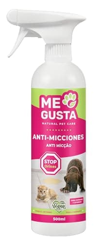 ME GUSTA Antiorines contra Orines de Perros y Gatos | Contiene Activos repelentes Naturales | para Uso Exterior e Interior | Aroma Agradable | Vegan | 500 ml