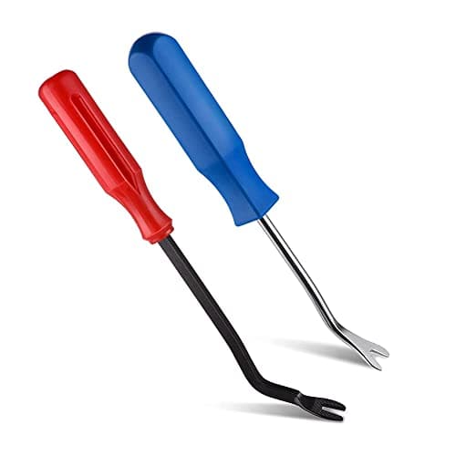 JIVIMOCO Herramienta para Quitar Clavos de Grapas de TapiceríA, 2 Piezas Herramienta para Quitar Clavos de Acero para Quitar Grapas en Muebles Caja de Madera