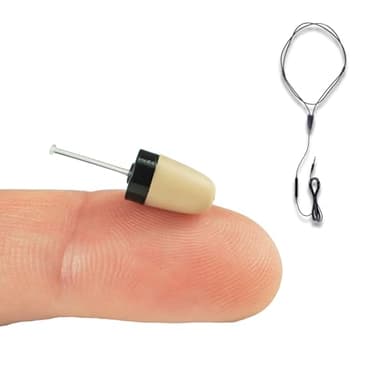 PingaOculto Pinganillo Examenes VIP Pro Oculto Invisible y Pequeño para Movil con Microfono en Cable - Auricular Espia Inalambrico Examen con Manos Libres para Llamadas (Pinganillo VIP Pro Supermini)