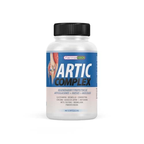 Cúrcuma Con Glucosamina, Condroitina y Colágeno, elimina el Dolor En Músculos, Articulaciones y Huesos, Potente Antiinflamatorio Con Acción Analgésica, Repara las Articulaciones, 90 Cápsulas