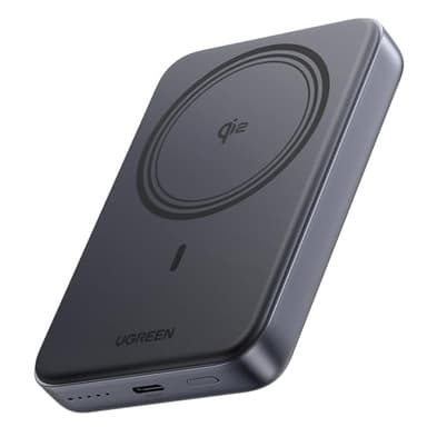 UGREEN Nexode Qi 2 15W Power Bank Magnético 10000mAh, Batería Externa Carga Rápida PD 20W con Cable USB C, Cargador Portátil Inalámbrico Magsafe Compatible con iPhone 16/15/14/13/12 Mini Plus Pro MAX