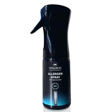 Allergen Spray Vitalbiom | Ecológico con Probióticos | Eliminar los síntomas de alergia | Producto Sirve para los Ácaros, Caspa de Gatos y Perros, Polen | Ideal para Colchones y Hogar