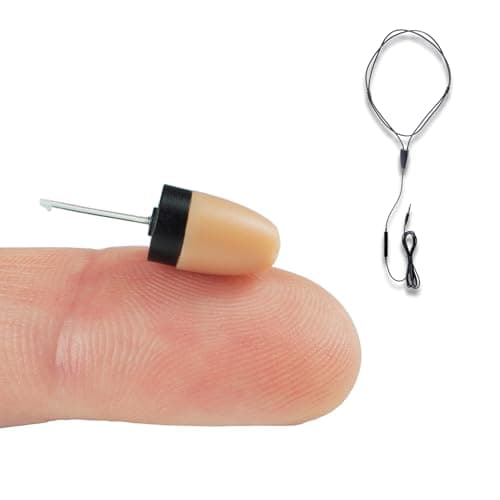 PingaOculto Pinganillo Examenes VIP Pro Oculto Invisible y Pequeño para Movil con Microfono en Cable - Auricular Espia Inalambrico Examen con Manos Libres para Llamadas (Pinganillo VIP Pro Mini)