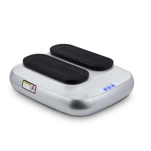 NK Ejercitador de Piernas Eléctrico, Ejercitador Pasivo, Mejora la Circulación, Ideal para Rehabilitación, Movilidad con Velocidad Ajustable, para Hogar y Oficina