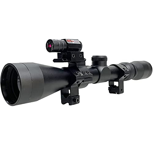 Visor telescópico 3-9x40 táctico | Mira Deportiva para carabinas y escopetas de Aire comprimido (balines) y Airsoft con láser