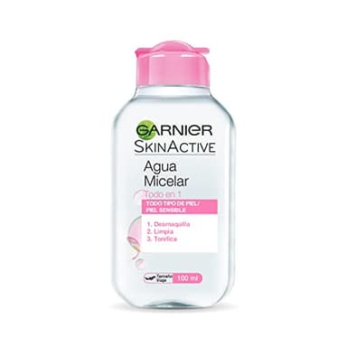 Garnier Skin Active - Agua Micelar Clásica Todo en Uno, Pieles Normales, Formato Viaje, 100 ml