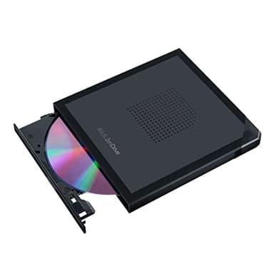 ASUS ZenDrive V1M - Grabadora de DVD Externa ZenDrive V1M con Cable Integrado, Interfaz USB-C, Compatible con Windows 11 y macOS, Soporte M-Disc y soluciones para Hacer copias de Seguridad