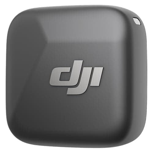 DJI Mic Mini Transmisor (Infinity Black), superligero, Sonido Lleno de Detalles, DJI OsmoAudio, cancelación de Ruido, micrófono inalámbrico para cámaras/iPhone/Android, Vlogs, Streaming