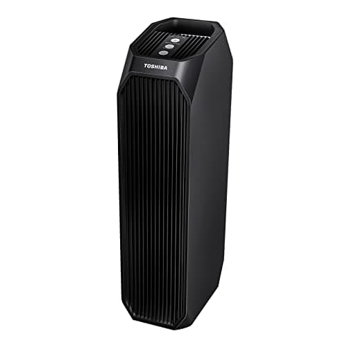 Toshiba Purificador de aire CAF-Z45FR 3 en 1 Air Purifier con filtro HEPA H13, CADR 228 m³/h, filtro de carbón activo, luz UV, 99,7% de efecto de filtración de pelo de animales, polen, polvo