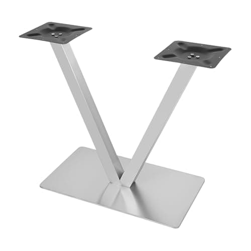 Patas de mesa de acero inoxidable en forma de V / forma en X, estructura de mesa de acero inoxidable, patas de mesa, patas de mesa, base de mesa, patas de mesa, mesa de café, mesa de comedor,