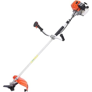 Desbrozadora de Gasolina Profesional 63 CC 3,5 HP - Herramienta de Jardineria Multifuncion Telescopica Cortasetos - Podadora de Altura, Cultivador para Jardin, Hogar y Trabajos de Jardineria
