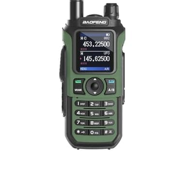 Baofeng UV-21 Pro Walkie Talkie de Largo Alcance Impermeable con Cargador Tipo-C, 16 KM de Alcance (Verde)