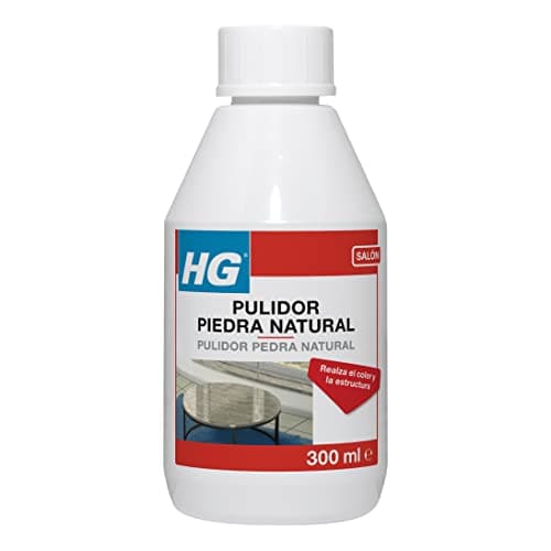 HG Pulidor Mármol, Pule, Limpia e Intensifica el Color y la Estructura, Para Todo Tipo de Mármol, Granito y Piedra Natural - 300 ml (330030130)