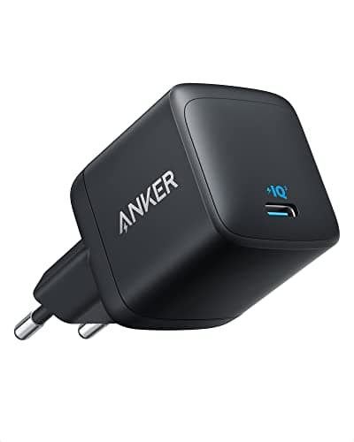 Cargador súper rápido USB-C 45W, Cargador 313, Cargador PPS Plegable Anker Ace Compatible Carga rápida 2.0 para Samsung Galaxy S22/S22 Ultra/S22+/Note 10/Note 10+/Note 20/S20, Cable no Incluido