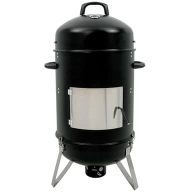 BBQ-Toro Barbacoa Ahumador "Hickory" | Ø 46 cm | Barril de Parrilla | Horno para Ahumar | Barbacoa de Carbón | Multiusos