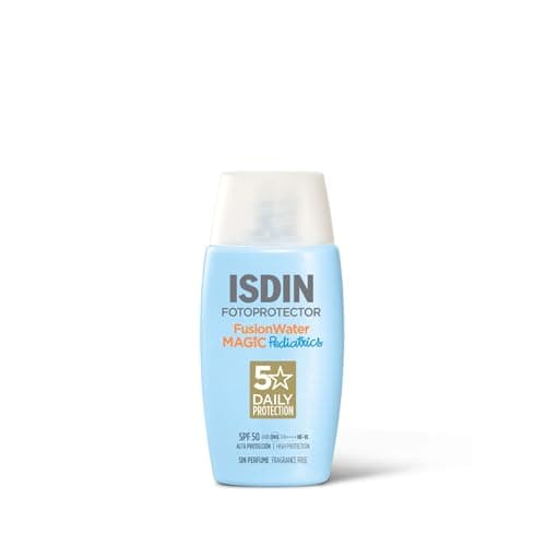 ISDIN - Fotoprotector Fusion Water Pediatrics SPF 50 - Protector solar facial para niños, 50 ml