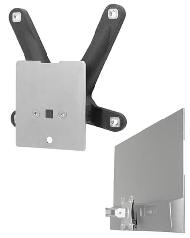 3IDEE Adaptador VESA Compatible con Monitor HP M24h, M27h, 524sh, 527sh - Soporte VESA 75x75 mm - Soporte Monitor sin VESA - para Montaje en Monitor o Soporte de Pared