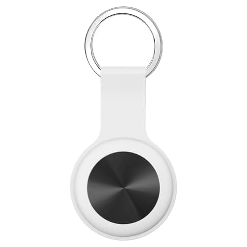 Ainiv Buscador de Objetos Bluetooth, Blanco Air Tracker Smart Tag, IP67 Localizador GPS Compatible con iOS y Android, Alcance de hasta 50m/164ft, GPS Tracker para Llaves, Billetera, Equipaje, Mascota
