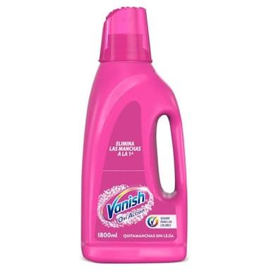Vanish Oxi Action - Quitamanchas para Ropa Blanca y de Color, en Gel, Sin Lejía - 1800 ml