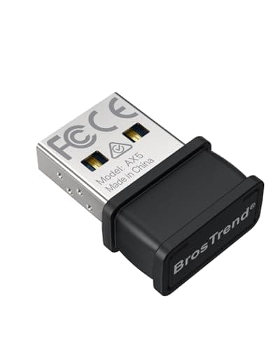 BrosTrend WiFi 6 AX300 Adaptador WiFi Linux Nano, 2.4GHz USB WiFi Linux para Ubuntu, Mint, Debian, Kubuntu, Mate, Zorin, PureOS, Win 11/10/7, 286Mbps Adaptador WiFi 6 USB Linux para PC Raspberry Pi 2+