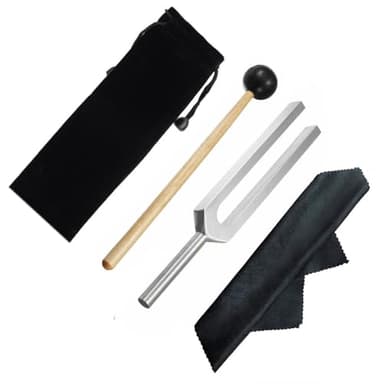 CAASFOOY Diapasón, diapasón de 432 Hz, diapasón de acero inoxidable, diapasón estándar, aleación de aluminio Diapasón para instrumentos musicales estándar guitarra violín dispositivo sintonizador