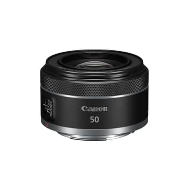 Canon Objetivo RF 50mm F1.8 STM - Lente estándar, para Retratos y Calle Incluso en Baja iluminación, Nítido, Ligero y Compacto, Enfoque silencioso, Montura RF Compatible con Sistema EOS R, Negro