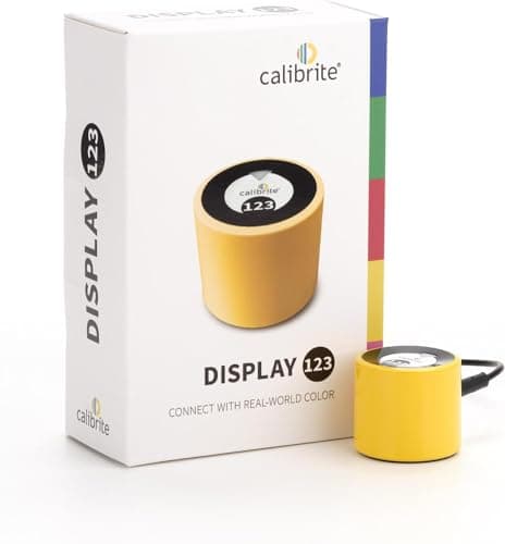 Calibrite Display 123 - Dispositivo de calibración de Monitor fácil de Usar Que Garantiza Colores Verdaderos con precisión y sin Esfuerzo
