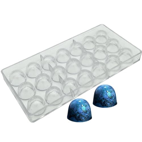 Molde de policarbonato con forma de campana, para bombones y caramelos, herramienta de bricolaje