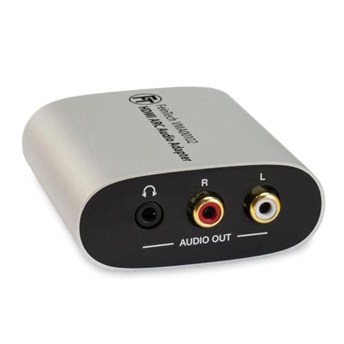 FeinTech Adaptador de audio y TV HDMI eARC VMA00102 para sistema estéreo de auriculares con control de volumen