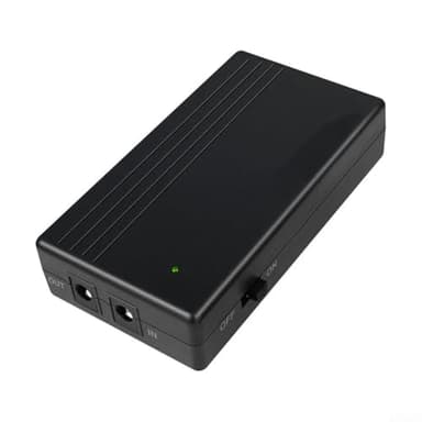 Zilimontt 7800MAh UPS Mini fuente de alimentación ininterrumpida Batería portátil de respaldo 24W 12V 2A,Mini UPS batería de respaldo,Banco de energía de respaldo de batería para módem router