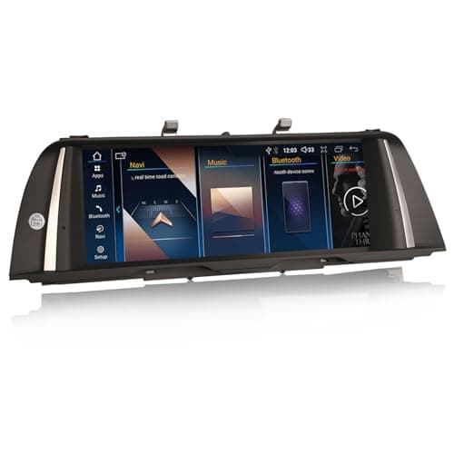 Erisin 10.25" 8-Core Android 13 4GB RAM+64GB ROM Radio de Coche Estéreo Navegación de Automóvil para BMW Serie 5 F10/F11 NBT Admite Bluetooth 5.0 CarPlay Android Auto Canbus IPS WiFi OEM iDrive