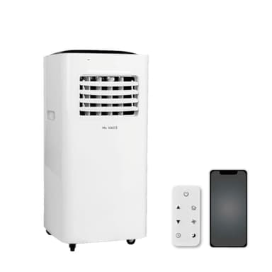 Mc HAUS Artic-160 - Aire acondicionado portátil 3 en 1: refrigeración, ventilación y deshumidificador, WIFI APP ≥ 24m²