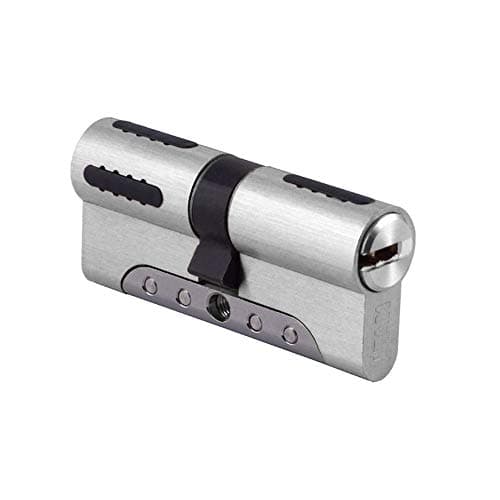 IFAM Cilindro Puerta Exterior WX1000 30x40 Color Níquel, Bombin Cerradura Alta Seguridad, Perfil Europeo, Incluye 5 llaves, Protección Antirrotura, Antitaladro, Antibumping