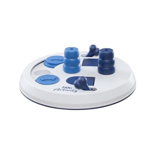 TRIXIE Intelligence toy dog activity «Juego de estrategia Dog Activity con tapa abatible, para todos los tamaños de razas, ø 23 cm» - 32026