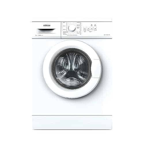 Edesa Lavadora Libre Instalación 6 KG EWF-6000 WH con Carga Frontal y 23 Programas de Lavado. Tecnología LED. Acabado en Blanco