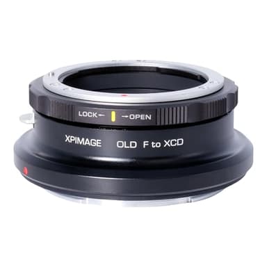 XPIMAGE Anillo adaptador de montaje de lente F a XCD compatible con Nikkor F Old Lens para cámaras Hasselblad X System X1D X2D