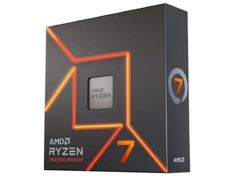AMD Ryzen™ 77700X Procesador, 8 núcleos/16 Hilos desenfrenados, Arquitectura Zen 4, 40MB L3 Cache, 105W TDP, hasta 5,4 GHz Frecuencia Boost, Socket AMD 5, DDR5 y PCIe 5.0