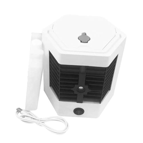 Myhoomowe Mini Aire Acondicionado Portátil, Muy Adecuado para Habitaciones Pequeñas, Enfriador de Aire Silencioso, Mini Ventilador Portátil, Humidificador