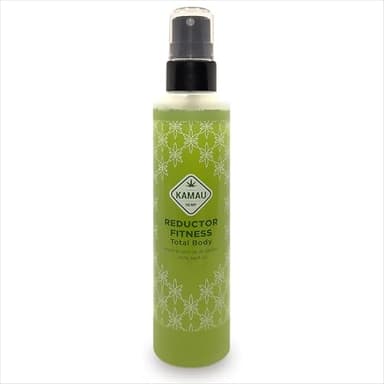 Spray Reductor de Grasa y Celulitis - Reductor Fitness Total Body KAMAU 200 ml - Hidratante con Aceite de Semillas de Cáñamo, Anís Verde y Boj - Anticelulítico, Antioxidante y Remodelador Corporal