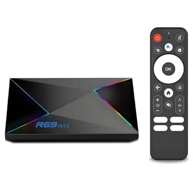 Android 14.0 TV Box, Android Box 2GB RAM 16GB ROM 1000M WIFI6 Ethernet 4K 8K HDR10 Chipset Allwinner H728, Soporte 2.4G/5.8G Dual WiFi BT5.0 USB 2.0 USB 3.0 TV Box Android