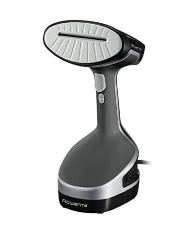 Rowenta Access Steam+ DR8150 - Cepillo de vapor, plancha vertical 1600 W, depósito 190 ml, elimina arrugas, olores y desinfecta, accesorio prendas delicadas, cable 3 m, Gris / Negro